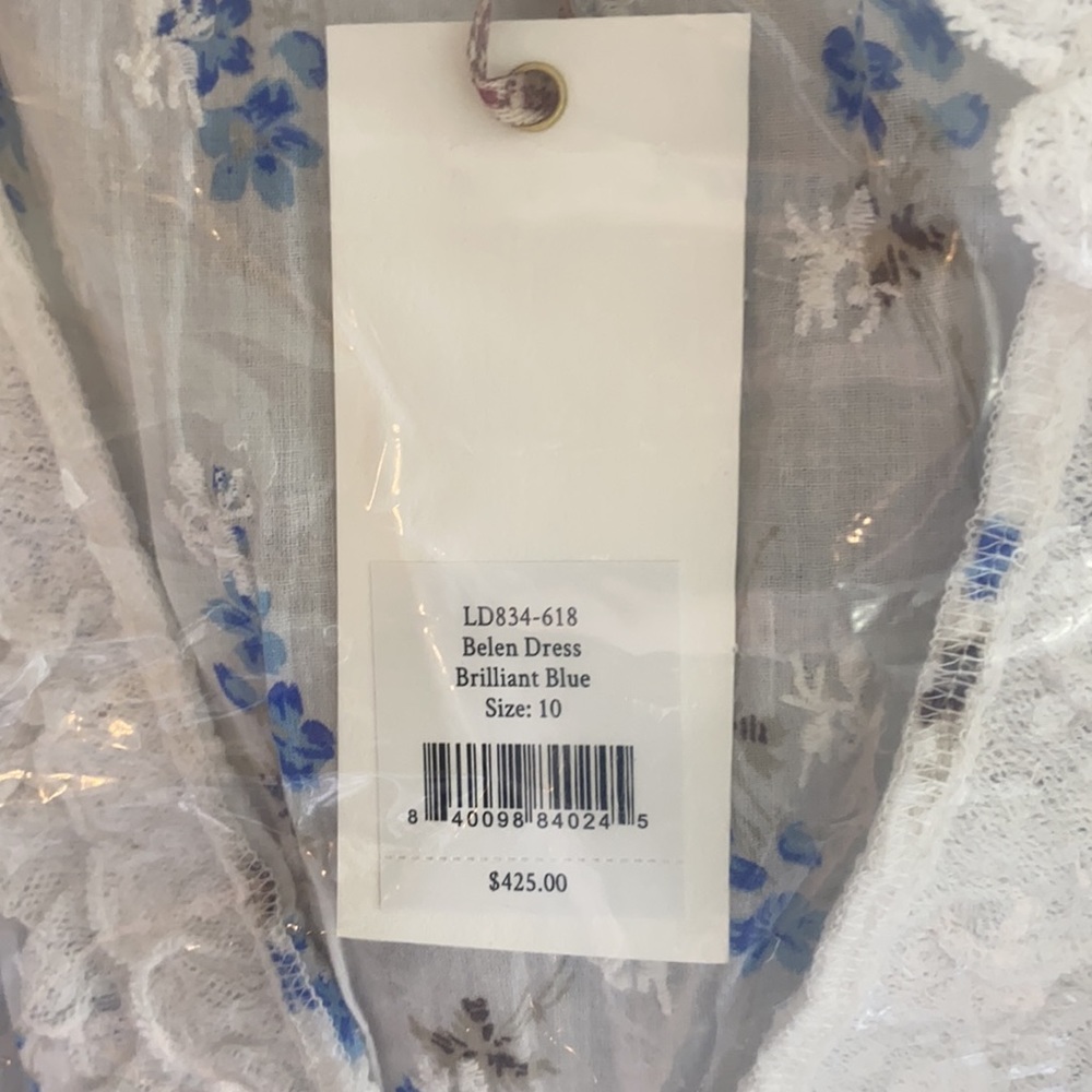 LoveShackFancy Belen Dress Size 10 NWT - Picture 7 of 8